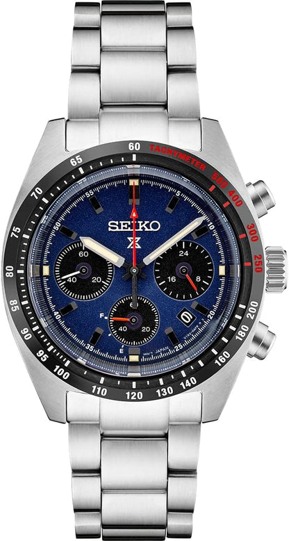 SEIKO Prospex Speedtimer Solar Chronograph Blue Dial Men's Watch SSC815