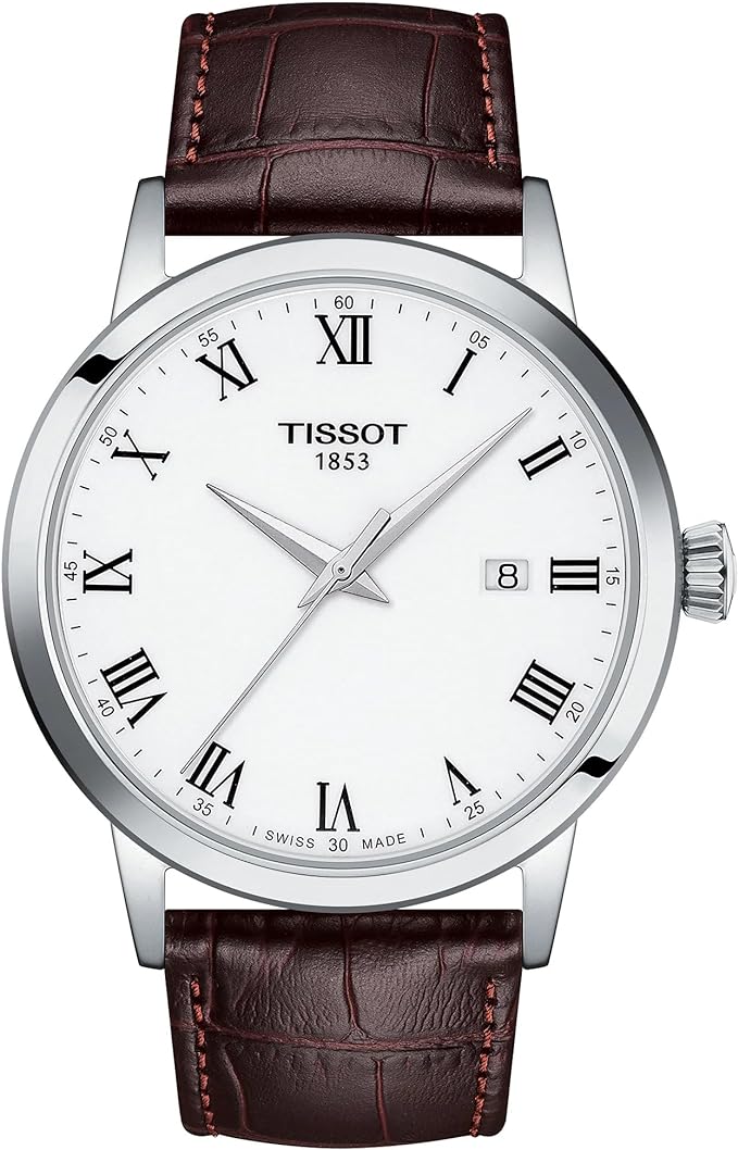 Tissot Mens Classic Dream Stainless Steel Dress Watch